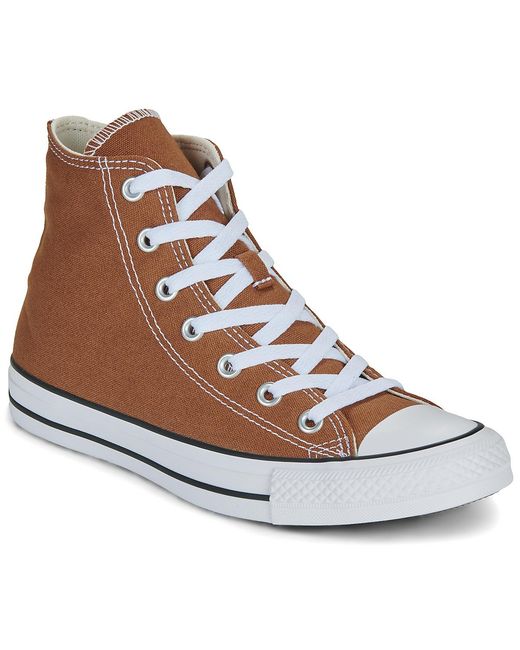Converse Brown Shoes (high-top Trainers) Chuck Taylor All Star