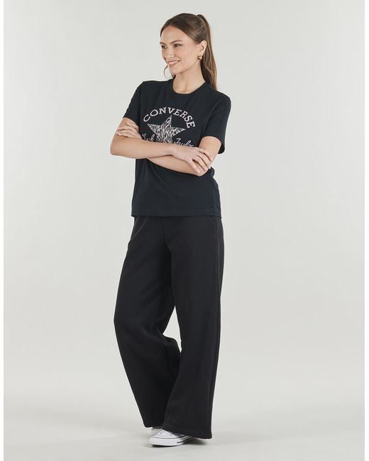 Converse Black T Shirt Animal Print Infill Standard Fit Tee
