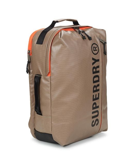 Superdry Brown Backpack Tarp 35l
