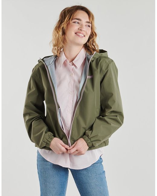 JJXX Green Windbreakers Jxjade Light Jacket