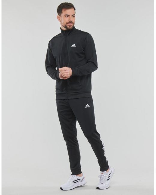 Adidas Black Tracksuits Lin Tr Tt Ts for men