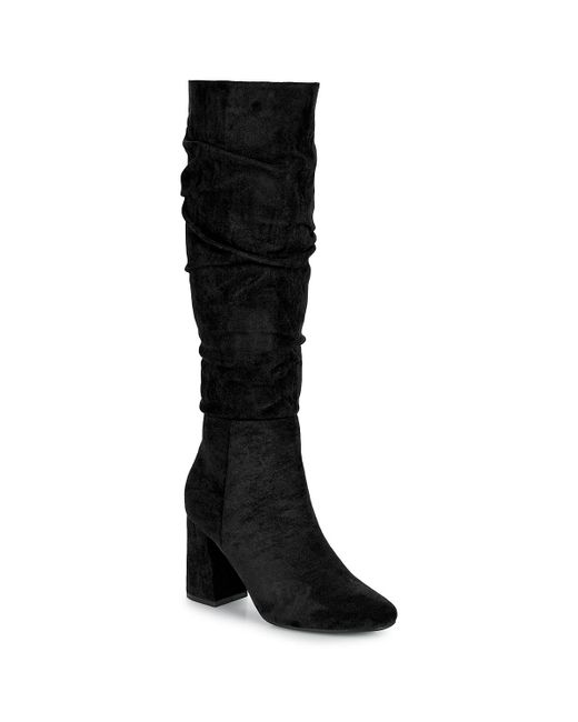 Moony Mood Black Heeled Boots Laurilyn