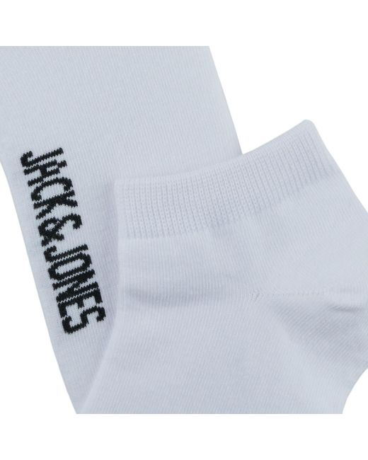Jack & Jones White Socks Jacdongo Socks 5 Pack for men