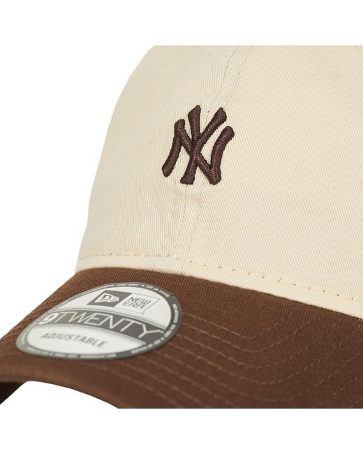 KTZ Natural Cap Mini Washed 9twenty® New York Yankees