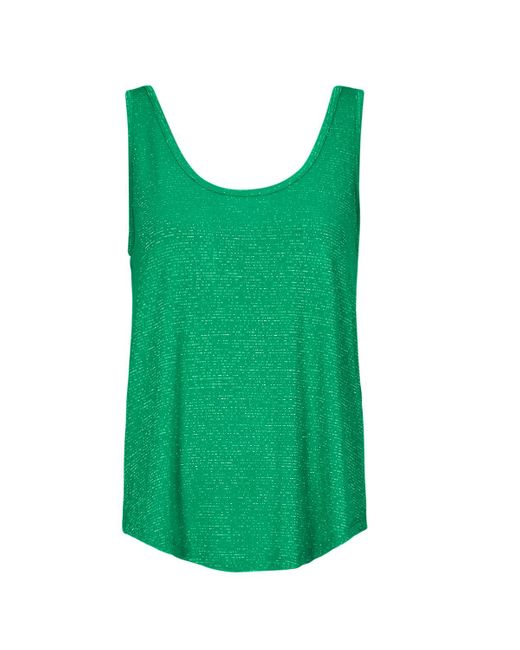 Pieces Green Tops / Sleeveless T-shirts Pcbillo Tank Top Lurex