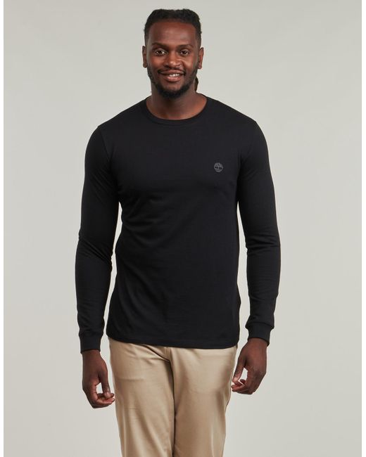 Timberland Black Long Sleeve T-shirt Long Sleeve Tee for men