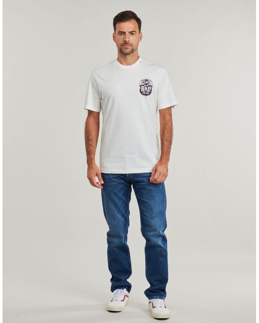 Replay White T Shirt for men