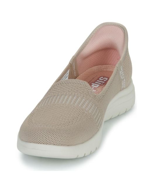 Skechers go flex beige clearance