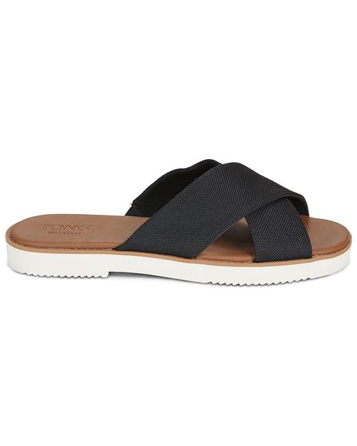 TOMS Blue Sandals Mae Crossover