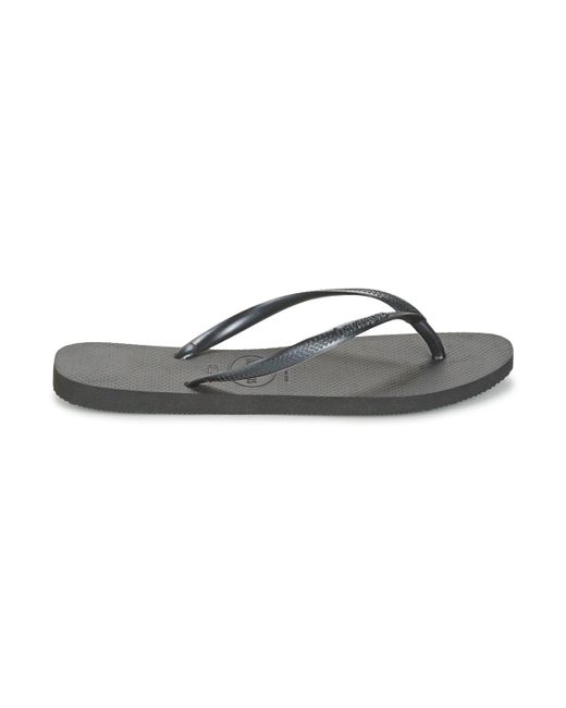 Havaianas Gray Slim Flip Flops / Sandals (shoes)
