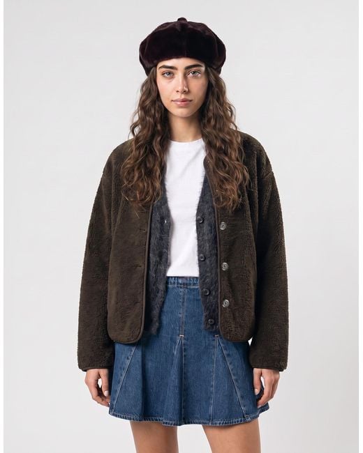 Jdy Black Jacket Tella L/s Teddy