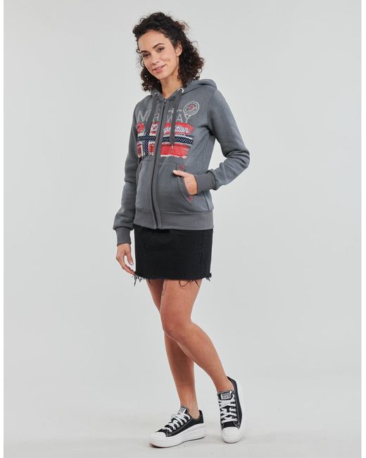 GEOGRAPHICAL NORWAY Gray Farlotte Sweatshirt