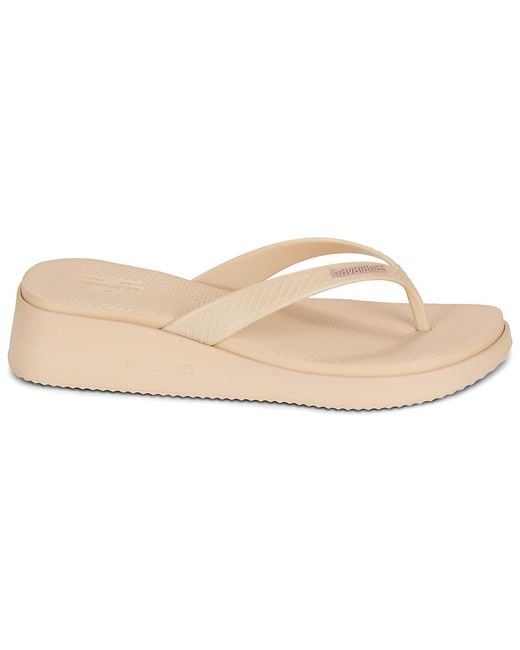 Havaianas Natural Flip Flops / Sandals (shoes) High Platform Ii