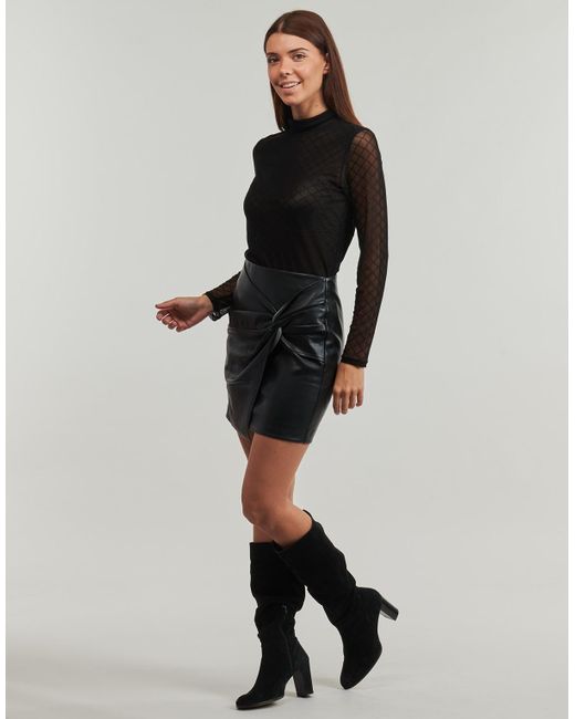 Vero Moda Black Short Skirts Vmgawn Mw Pu Short