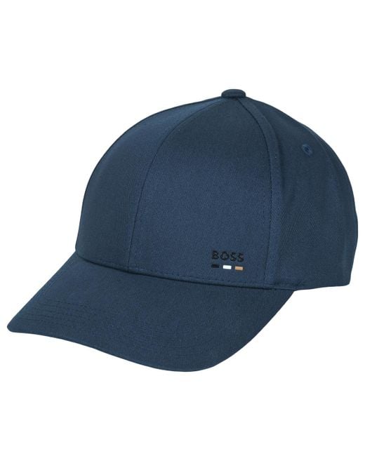 Boss Blue Cap Zed--stripe for men