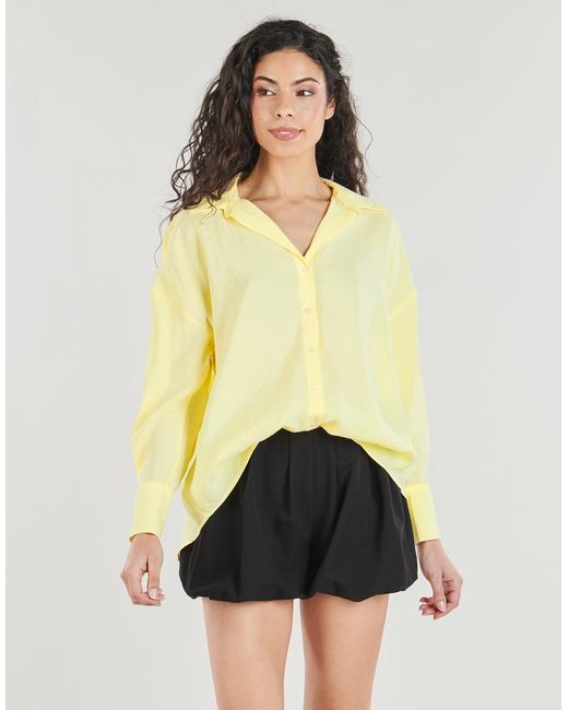 ONLY Yellow Shirt Onlzazima L/s Loose