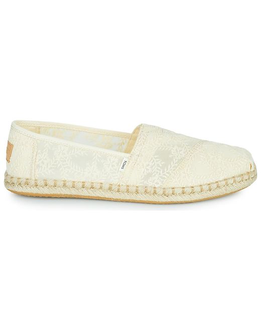 TOMS White Espadrilles / Casual Shoes Alpargata Rope