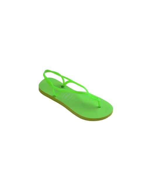 Havaianas Green Flip Flops / Sandals (shoes) Luna Neon