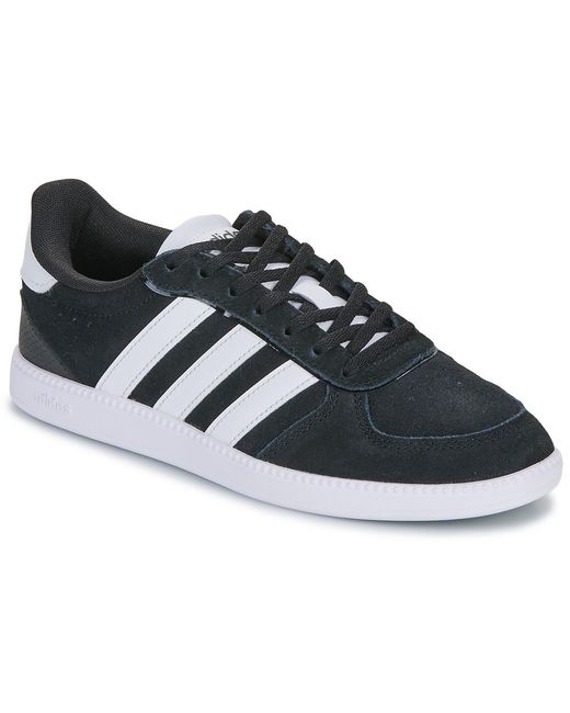 Adidas Black Shoes (trainers) Breaknet Sleek Suede