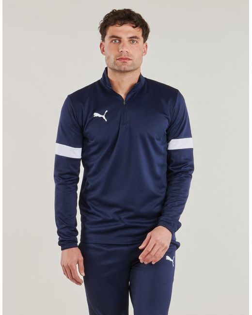 PUMA Blue Sweatshirts Individualrise Zip Top for men