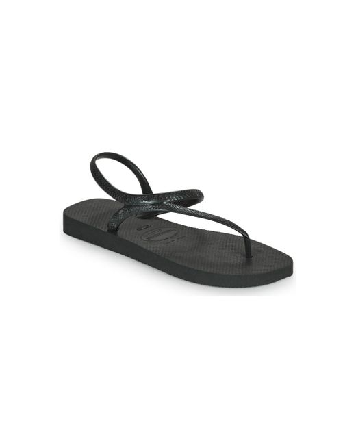 Havaianas Black Flash Urban Sandals