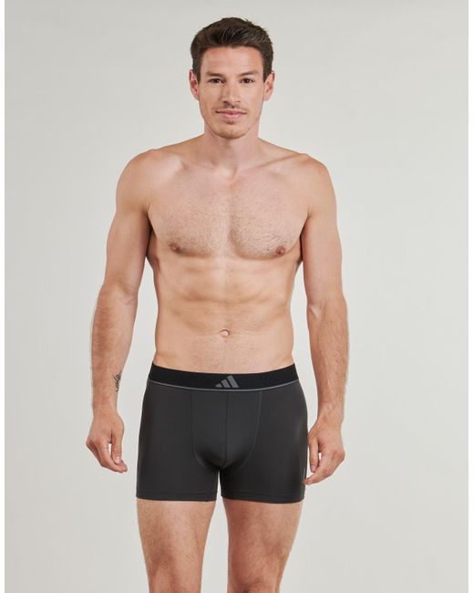 Adidas Black Boxer Shorts Active Micro Flex Eco Pack De 3 for men