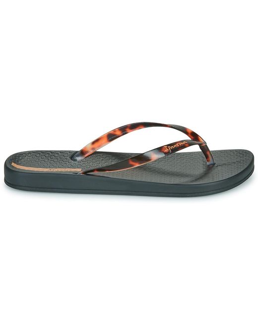 Ipanema Black Flip Flops / Sandals (shoes) Anat Connect Ii Fem
