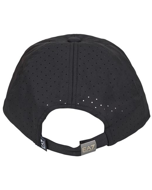 EA7 Black Cap Train Premium U Cap for men