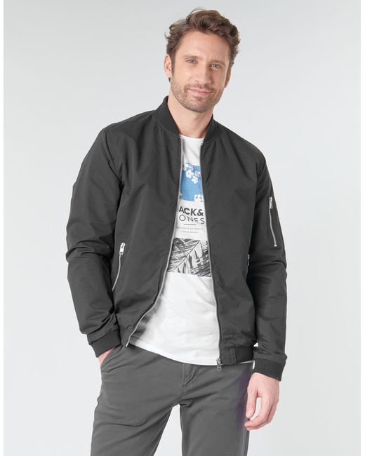Jack & Jones Gray Jacket Jjerush for men