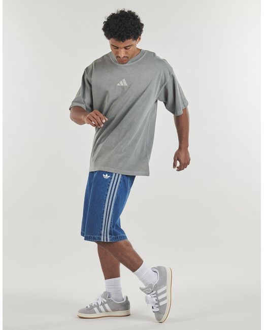 Adidas Gray T Shirt All Szn Washed T-shirt for men