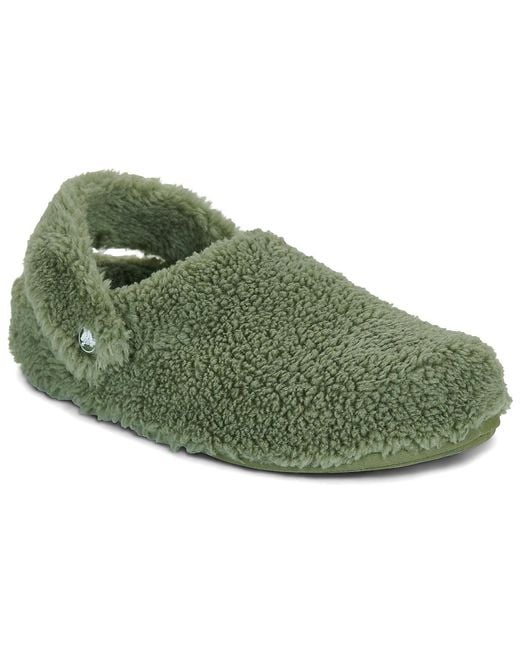 CROCSTM Green Flip Flops Classic Cozzzy Slipper