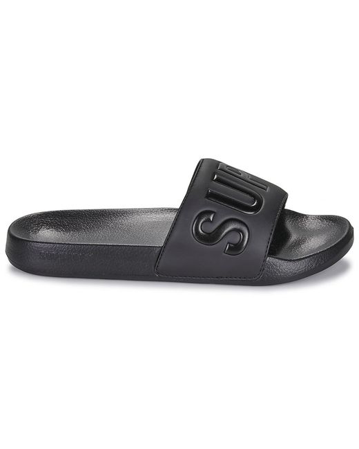 Superdry Black Tap-dancing Sandale Piscine Core Graphic for men
