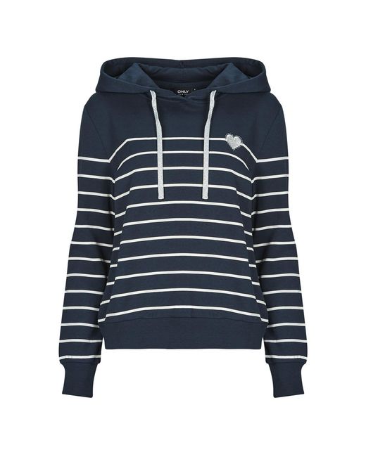 ONLY Blue Hoodies Onladelle