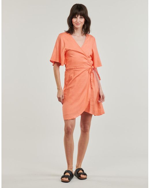 Rip Curl Orange Dress Ibiza Wrap Dress