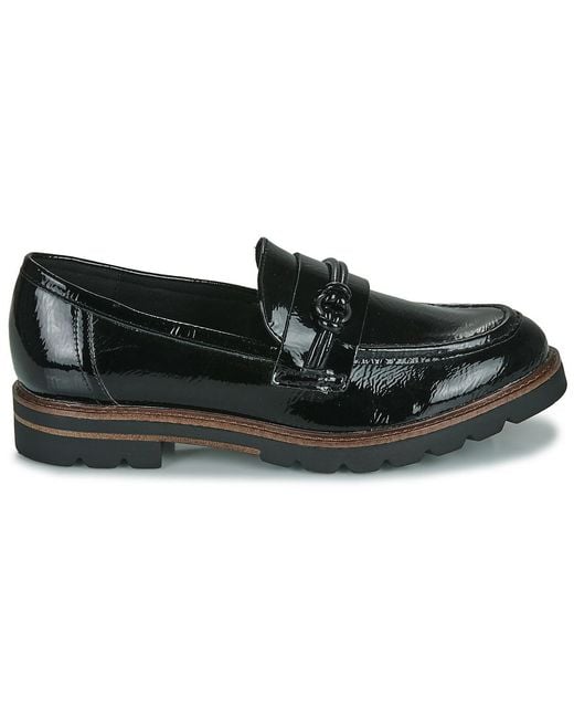 Marco Tozzi Black Loafers / Casual Shoes Malvene