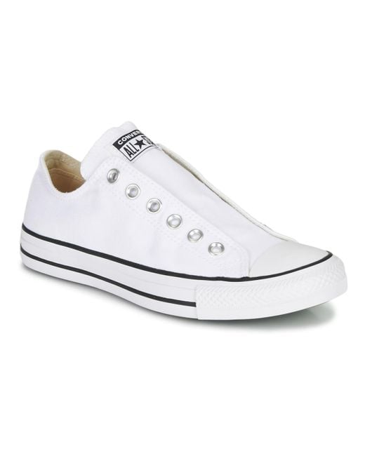 converse slip on white