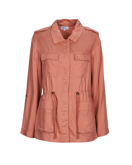 ONLY Pink Parka Onlkenya Life Utility Jacket Cc