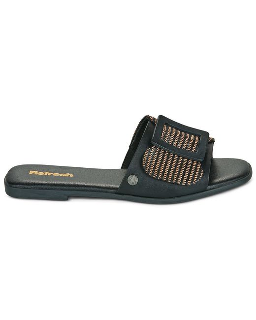 Refresh Black Mules / Casual Shoes 175029