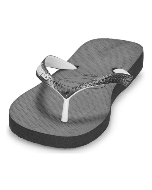 Havaianas Gray Flip Flops / Sandals (shoes) Top Mix for men