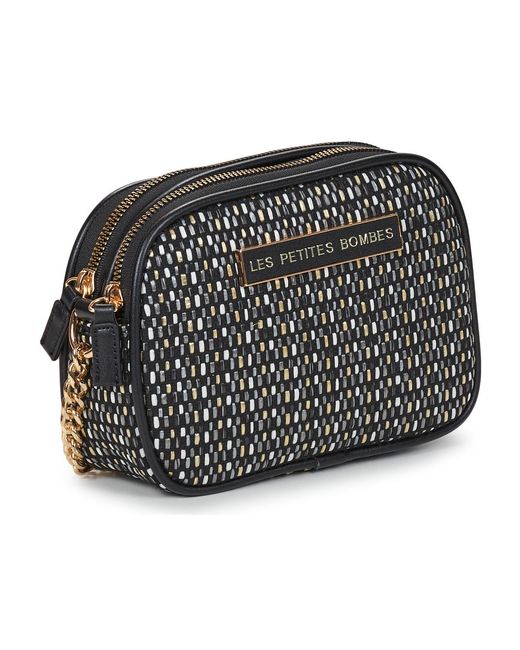 Les Petites Bombes Black Shoulder Bag Albane