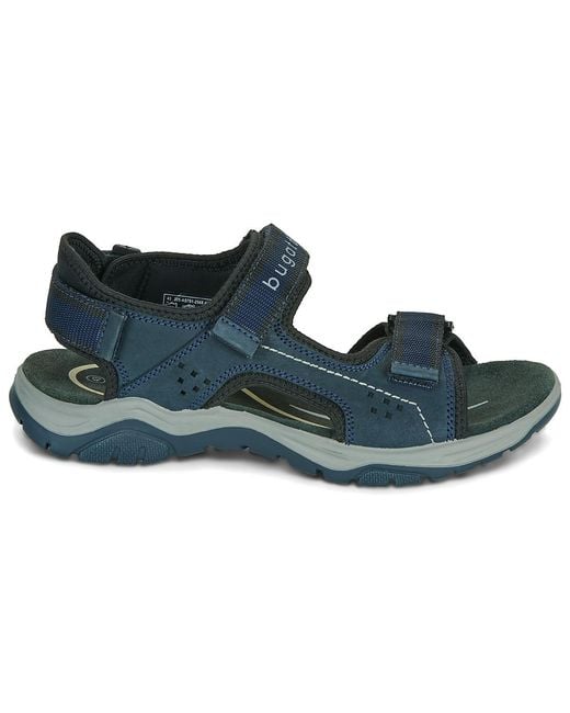 Bugatti Blue Flat Sandals Dada for men