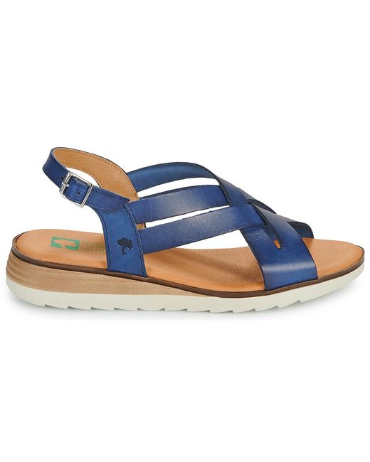 Dream in Green Blue Wedge Sandals Galya