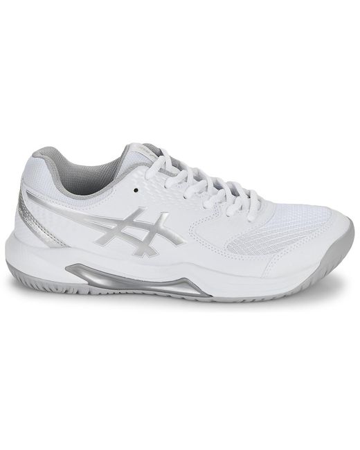 Asics White Tennis Trainers (shoes) Gel-dedicate 8