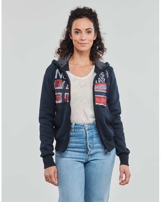 GEOGRAPHICAL NORWAY Blue Farlotte Sweatshirt