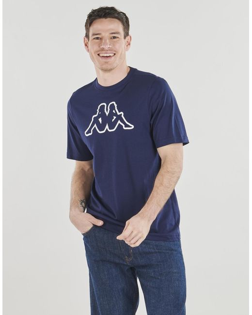 Kappa Blue T Shirt Cromen for men