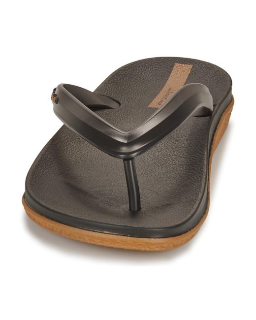 Ipanema Black Flip Flops / Sandals (shoes) Anatomic Lapa Ad for men