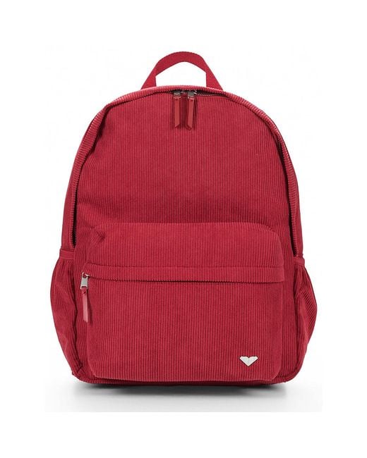 Roxy Red Backpack Echoes Cord Backpack