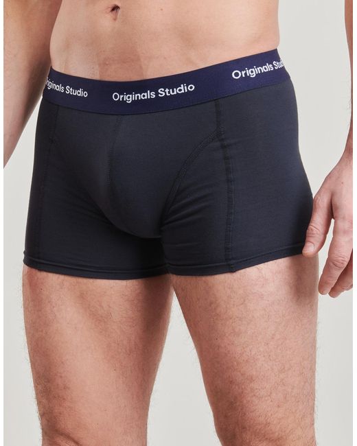 Jack & Jones Orange Boxer Shorts Jacvesterbro X5 for men