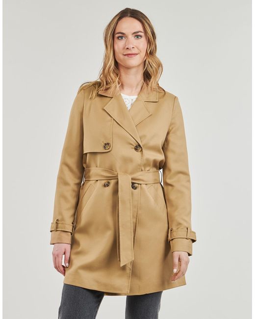 Vero Moda Natural Trench Coat Vmceleste