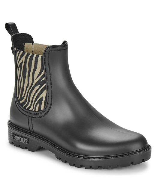 Verbenas Black Mid Boots Gaudi Mate Animal